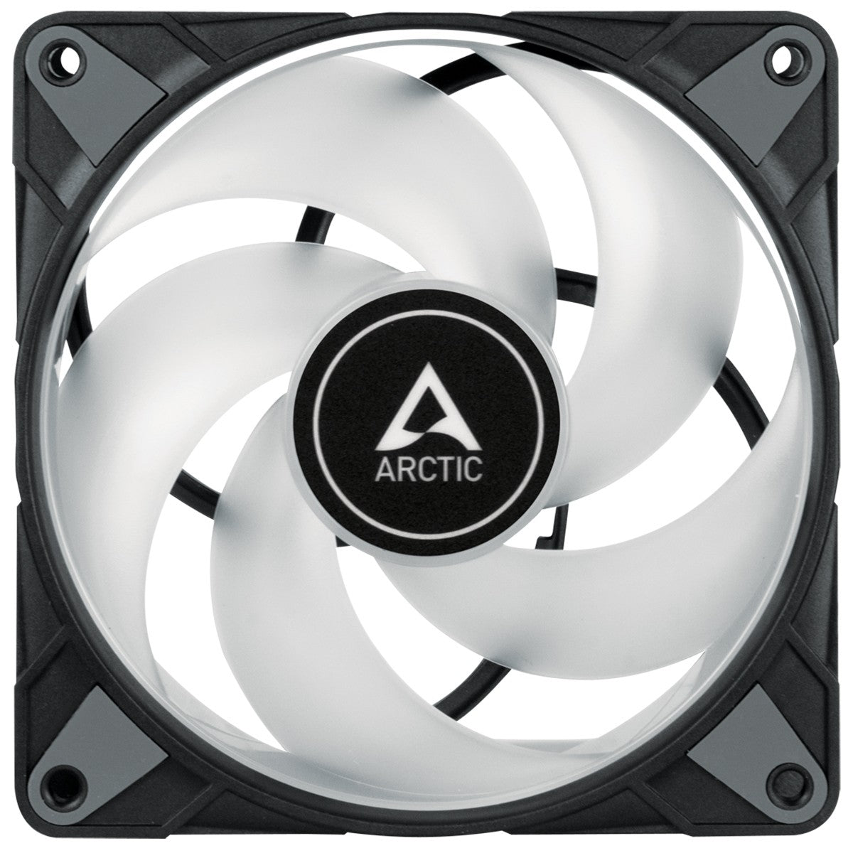 Arctic P12 PWM PST RGB 0dB – 120mm Pressure optimized case fan | PWM controlled speed with PST | RGB