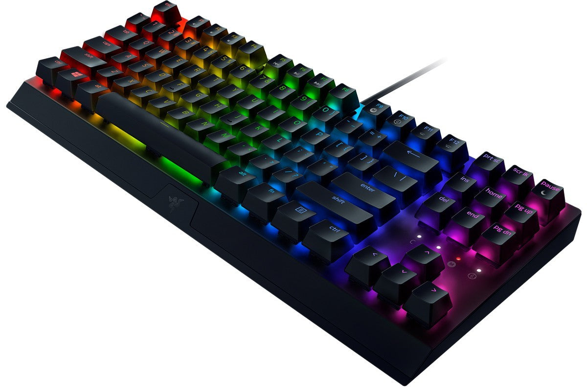 Razer BLACKWIDOW V3 TENKEYLESS - Yellow Switches - Mechanical Gaming Keyboard US Layout