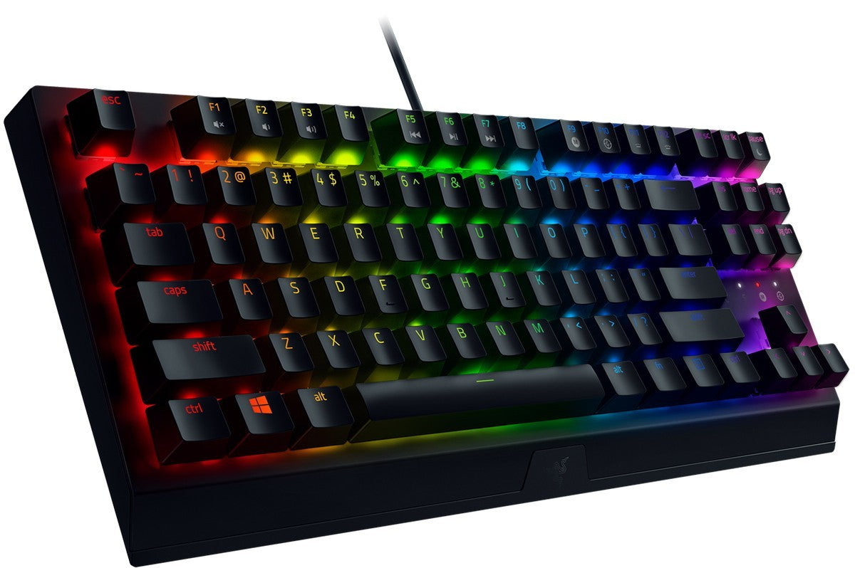 Razer BLACKWIDOW V3 TENKEYLESS - Yellow Switches - Mechanical Gaming Keyboard US Layout