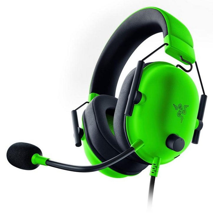 Razer BlackShark V2 X Over Ear Gaming Headset με σύνδεση 3.5mm Πράσινο