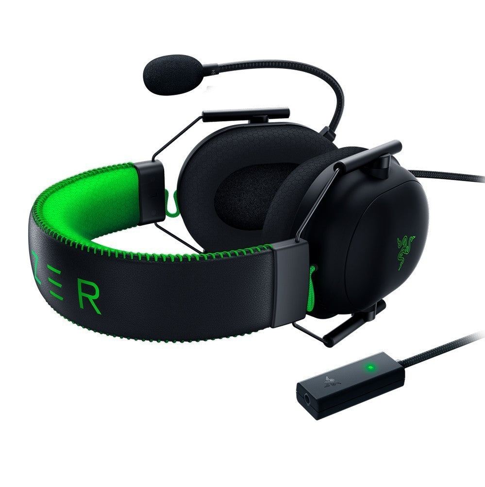 Razer BlackShark V2 Special Edition Over Ear Gaming Headset με σύνδεση 3.5mm / USB Πράσινο