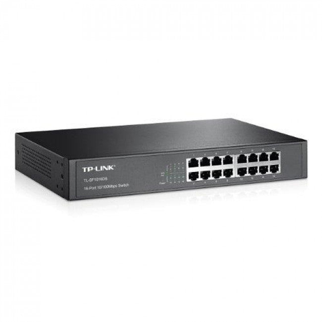 TP-LINK TL-SF1016DS Unmanaged L2 Switch με 16 Θύρες Ethernet