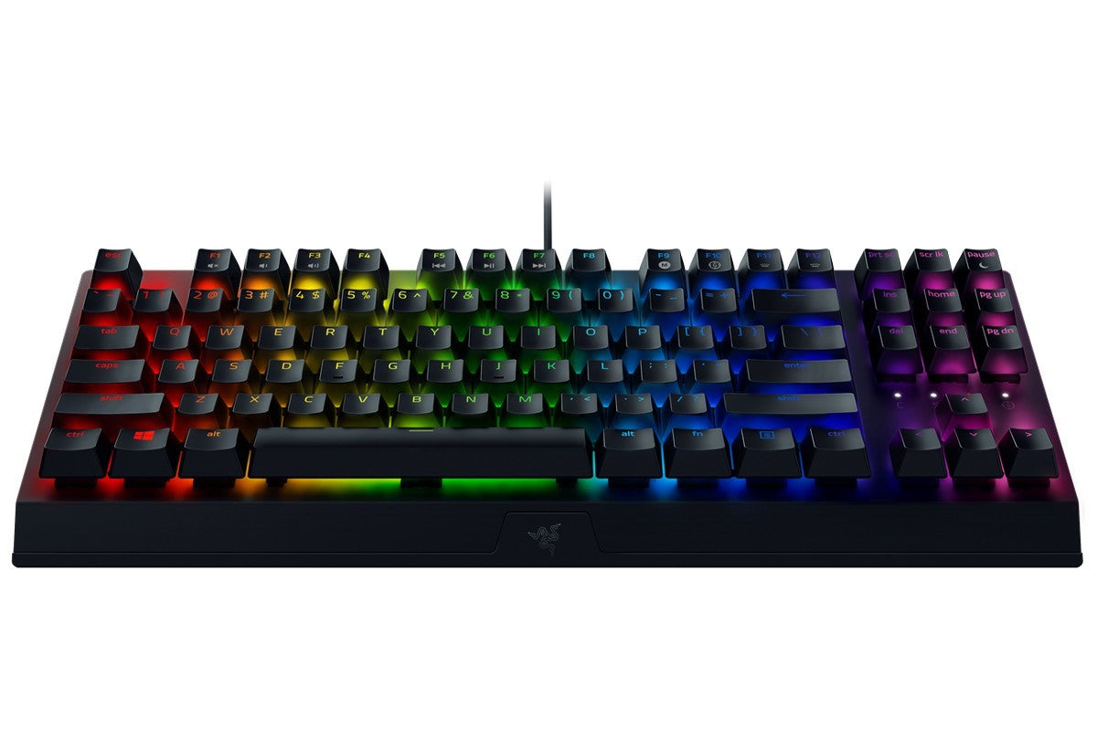 Razer BLACKWIDOW V3 TENKEYLESS - Yellow Switches - Mechanical Gaming Keyboard US Layout