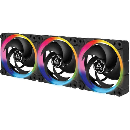 Arctic BioniX P120 A-RGB 3 Fans Bundle - 120mm A-RGB illuminated fans & ARGB Controller.