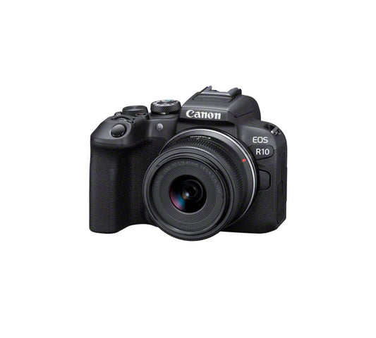 Canon Mirrorless Φωτογραφική Μηχανή EOS R10 Crop Frame Kit (RF-S 18-45mm f/4.5-6.3 IS STM) Black