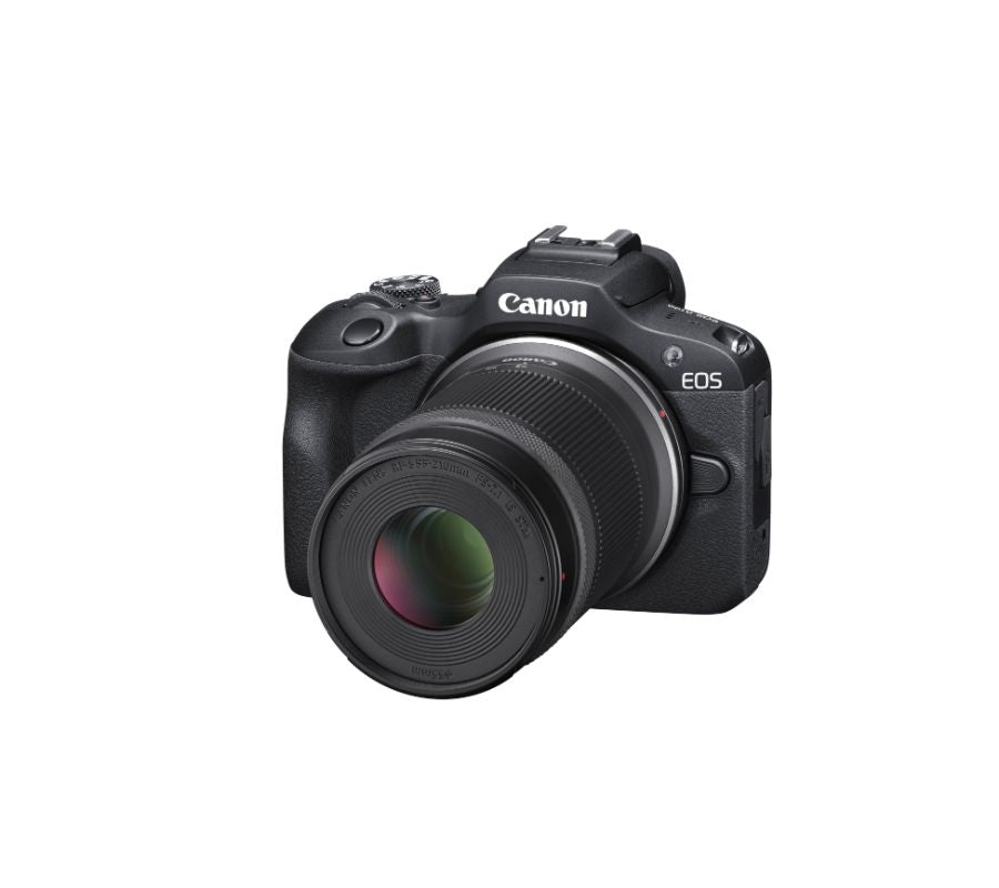 Canon Mirrorless Φωτογραφική Μηχανή EOS R100 Crop Frame Kit (RF-S 18-45mm f/4.5-6.3 IS STM + RF-S 55-210mm f/5-7.1 IS STM) Black