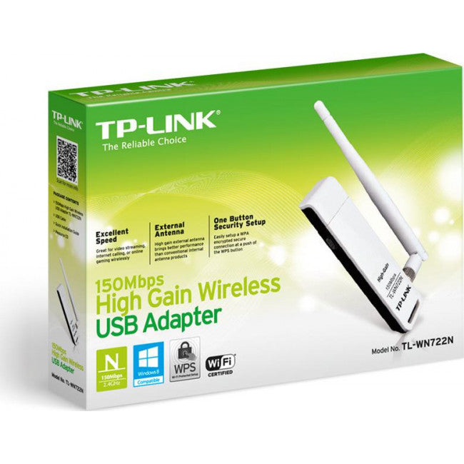 Wi-Fi USB Adapter TP-Link TL-WN722N 150Mbps