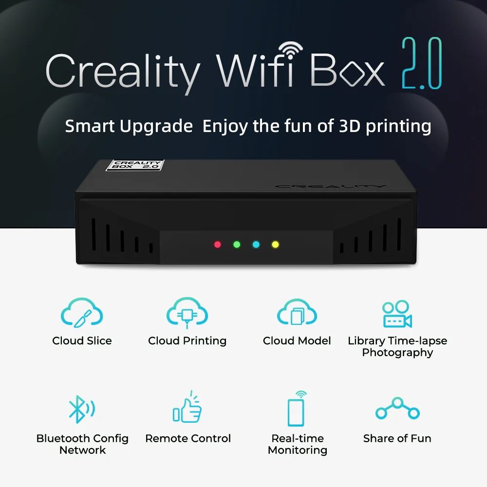 CREALITY Wifi Box 2.0 (With TF Card) Bluetooth Config Network, Remote Control, Real-time Monitoring