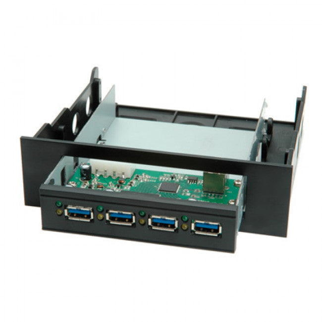 Roline Panel 3,5" 4-Port Hub USB 3.0