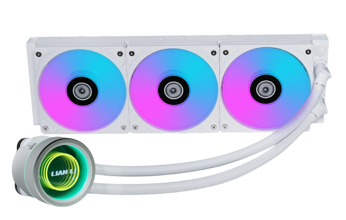 Lian Li Galahad II Trinity 360 White - AIO GPU Liquid Cooler  with ARGB Fans