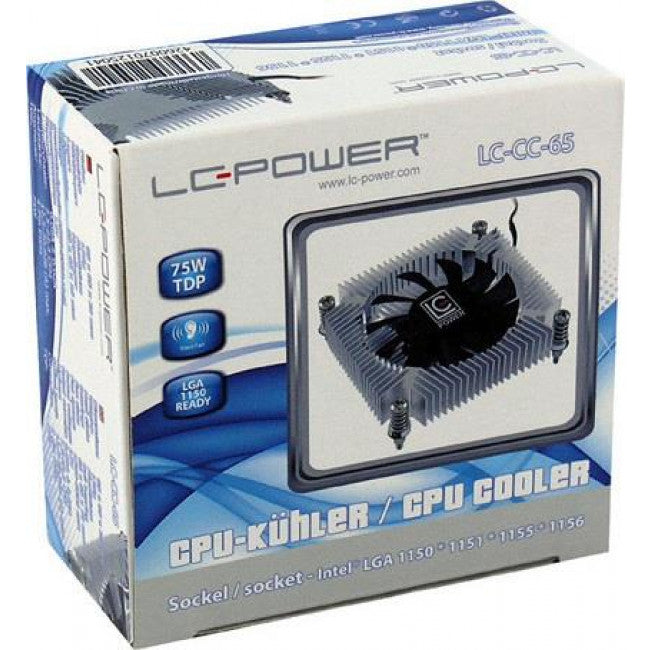 LC-Power LC-CC-65 Ψύκτρα Επεξεργαστή Low Profile για Socket 115x