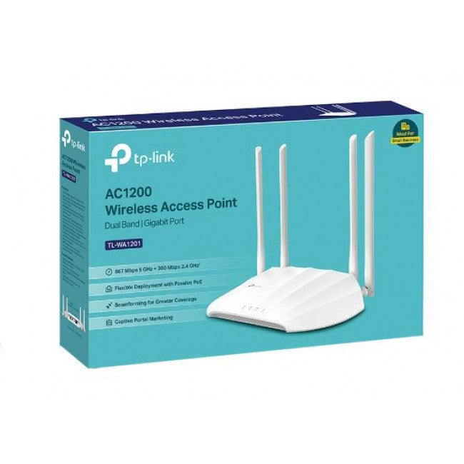 TP-LINK TL-WA1201 v3 Access Point Wi‑Fi 5 Dual Band (2.4 & 5GHz)