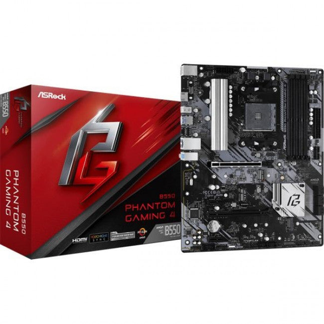 ASRock B550 Phantom Gaming 4 Motherboard ATX με AMD AM4 Socket