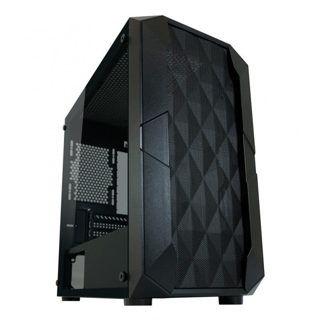 LC-Power Gaming 712MB - Polynom_X Micro Tower Κουτί Υπολογιστή με Πλαϊνό Παράθυρο Μαύρο