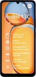 XIAOMI REDMI 13C 8GB 256GB MIDNIGHT BLACK 4G NFC