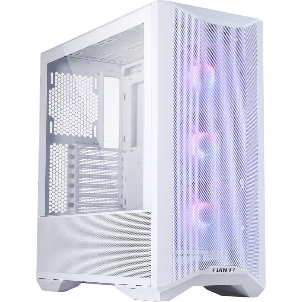 Lian Li Lancool II Mesh Snow - White Type-C ( 3 x 120mm aRGB fans included) PC Case