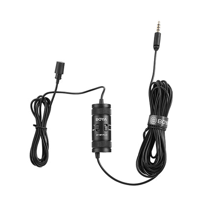 BOYA BY-M1 Pro II wired mic Professional lavalier mic - jack 6m cable Camera Smartphone Tablet