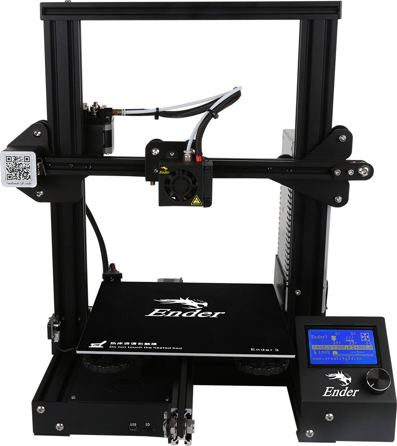 CREALITY Ender-3 3D Printer - Heated Bed DIY FDM, build size 220x220x250mm