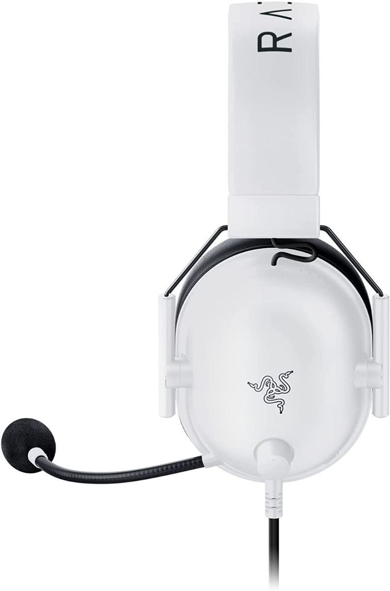 Razer BlackShark V2 X Over Ear Gaming Headset με σύνδεση 3.5mm Λευκό