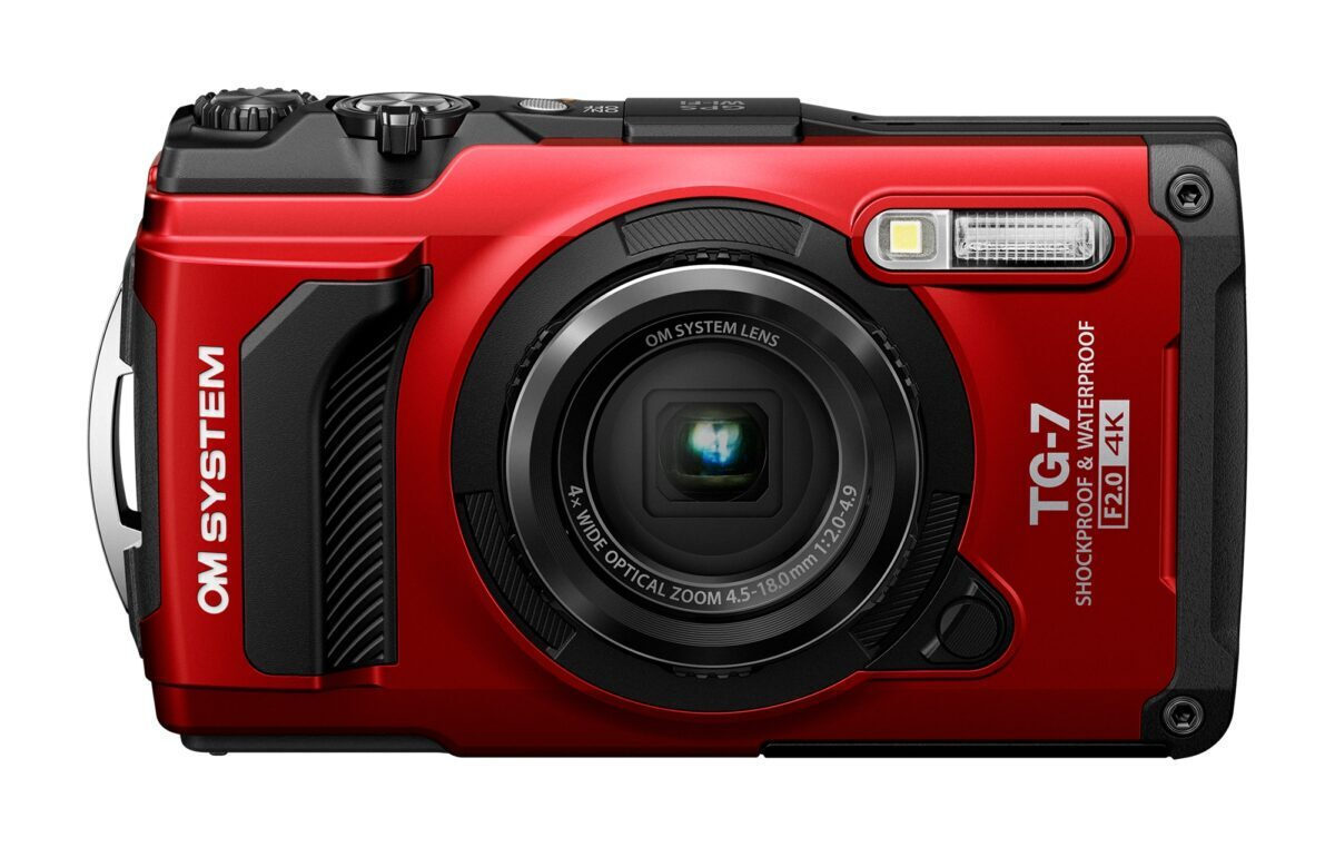 OLYMPUS OM-SYSTEM TG-7 RED TOUGH CAMERA UNDERWATER