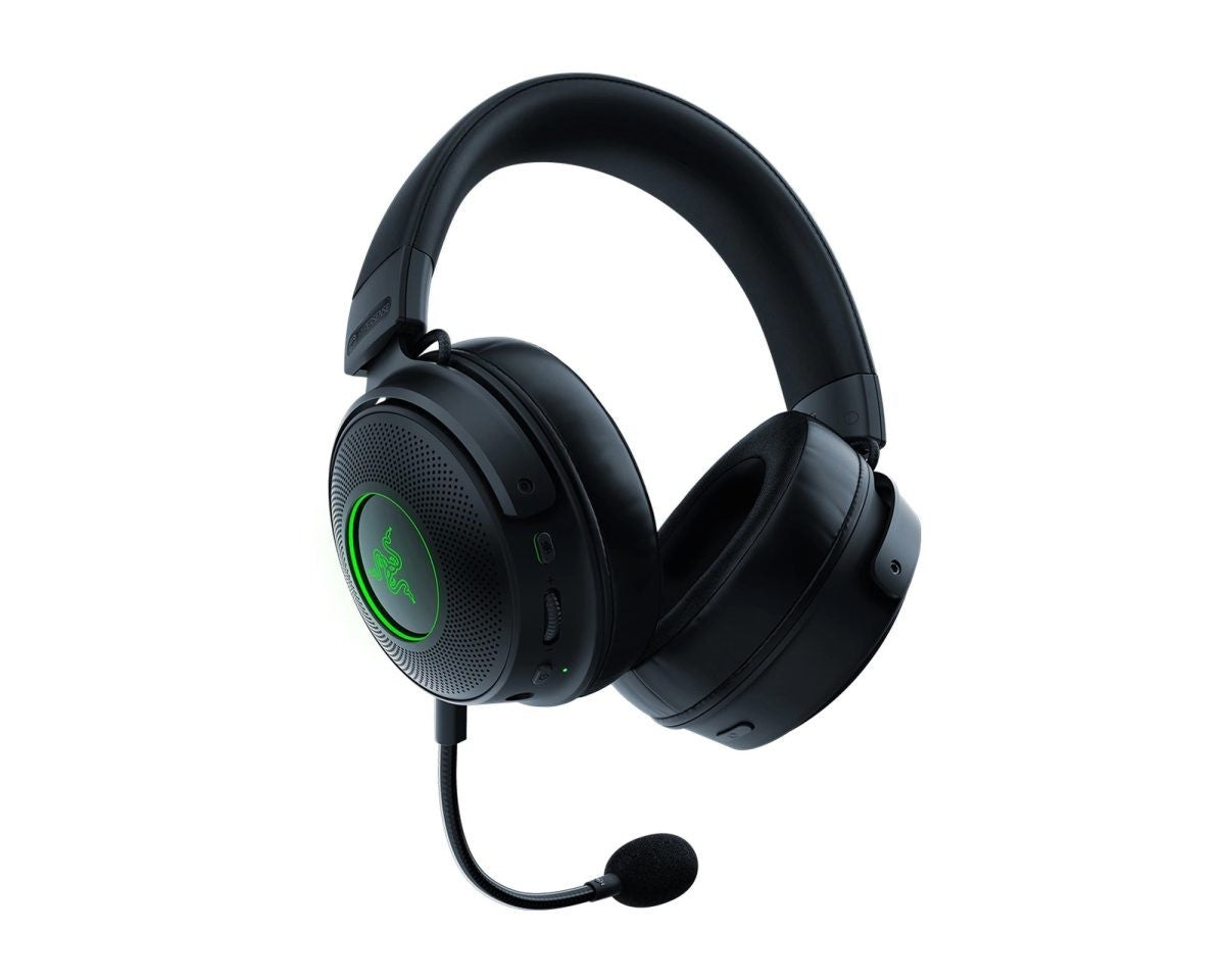 Razer KRAKEN V3 PRO - Wireless - Haptic Feedback - 7.1 RGB Gaming Headset - THX Audio