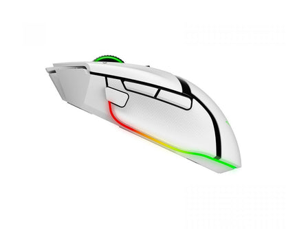 Razer BASILISK V3 PRO WHITE WIRELESS - Optical Switches - Tilt Wheel - 11 Buttons - 30k Sensor