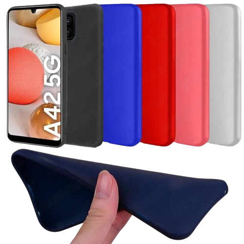 Siipro θήκη για Samsung Galaxy A42 σιλικόνης TPU Soft Touch Μαύρη