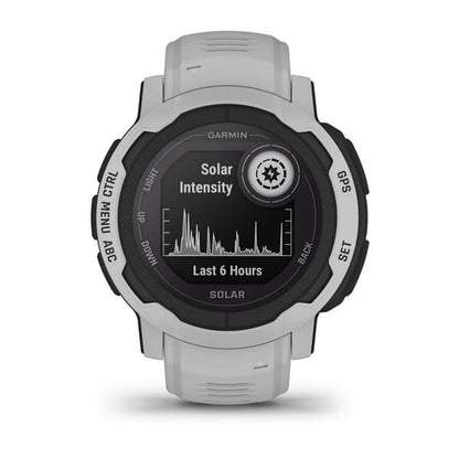 GARMIN INSTINCT 2 SOLAR SPORT WATCH 010-02627-01 MIST GRAY