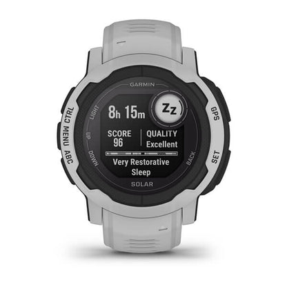 GARMIN INSTINCT 2 SOLAR SPORT WATCH 010-02627-01 MIST GRAY