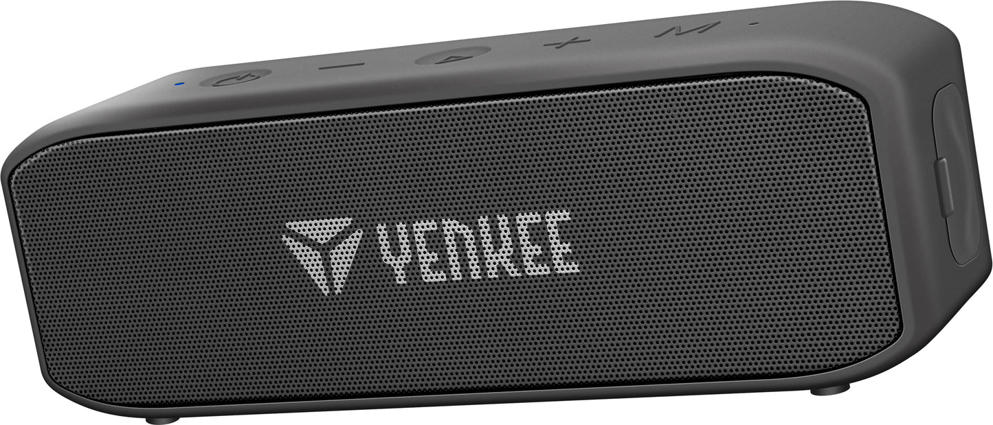 YENKEE YSP 3010BK QBRICK Αδιάβροχο Φορητό Ηχείο Bluetooth 5.0 με τεχνολογία TWS, 20W RMS