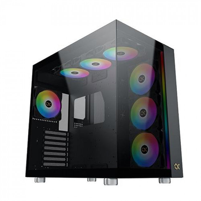 Case Xigmatek Gaming Aqua Ultra with ARGB Tempered Glass Black