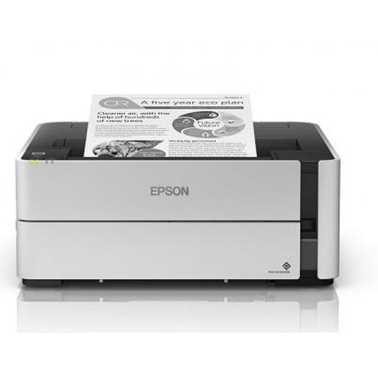 Ασπρόμαυρος Εκτυπωτής Epson EcoTank M1180 Inkjet με WiFi και Mobile Print