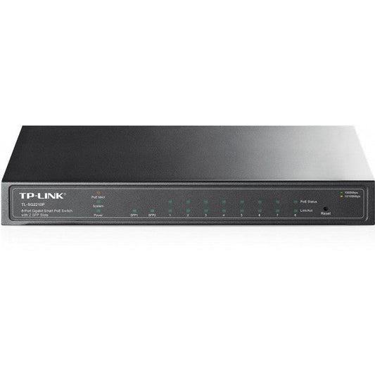 TP-LINK TL-SG2210P V5 Managed L2 PoE Switch με 8 Θύρες Ethernet και 2 SFP Θύρες