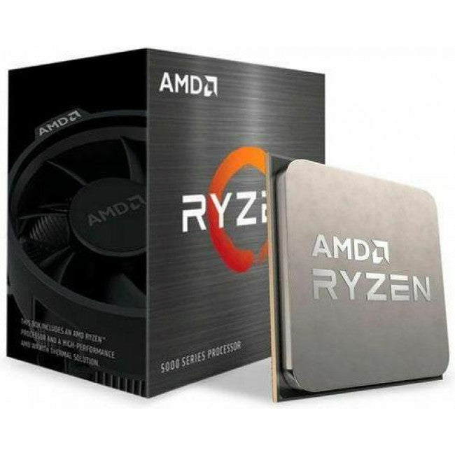 AMD Ryzen 5 5600X 3.7GHz Επεξεργαστής 6 Πυρήνων για Socket AM4 σε Κουτί με Ψύκτρα