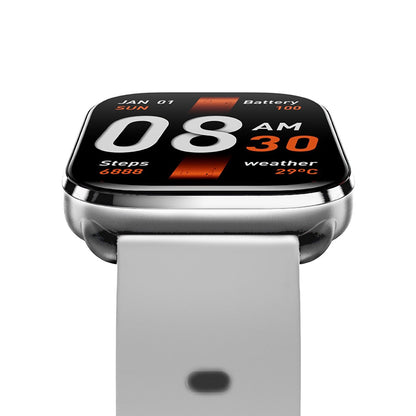 QCY Watch GS S6 Gray - 2,02" large TFT touch, 320x502 60Hz, Call BT Smart Watch IPX8 14day