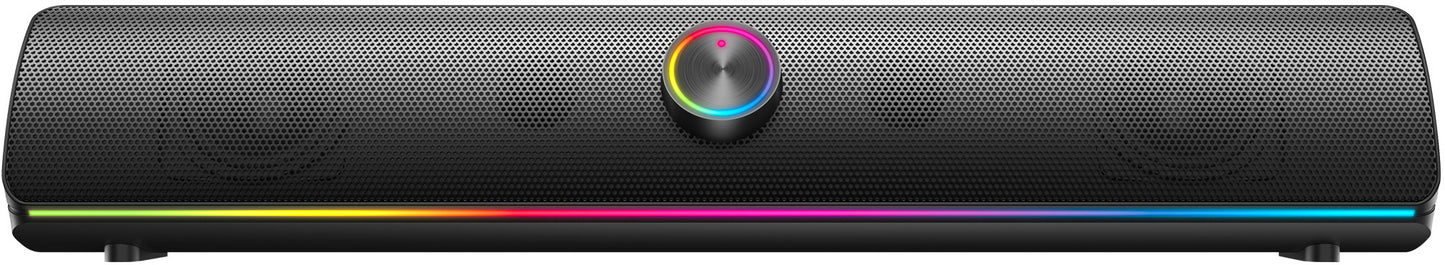 YENKEE YSP 1002 RGB SPARK, Bluetooth Gaming Soundbar με 10W RMS και φωτισμό RGB, Μαύρη