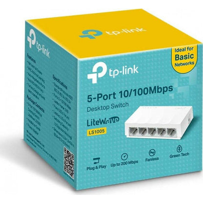 TP-LINK LS1005 v1 Unmanaged L2 Switch με 5 Θύρες Ethernet