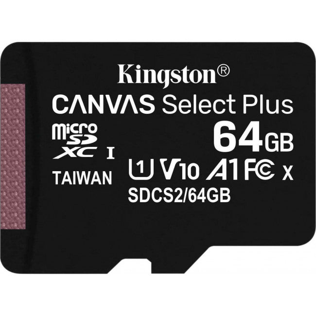 MicroSD Kingston Canvas Select Plus 64Gb