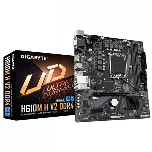 Gigabyte H610M H V2 DDR4 (rev. 1.0) Motherboard Micro ATX με Intel 1700 Socket