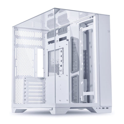 Lian Li O11 Vision White - White EATX(under 280mm)/ATX Columnless Tower PC Case