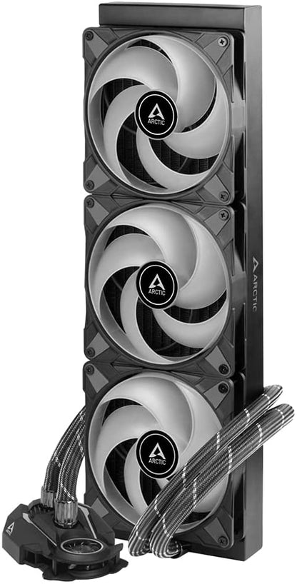 Arctic Liquid Freezer II - 420 A-RGB : All-in-One CPU Water Cooler with 420mm radiator and 3x P14 PW