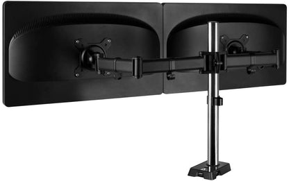 Arctic Z2 (Gen 3) - Dual Monitor Arm with 4-Port USB Hub in black color