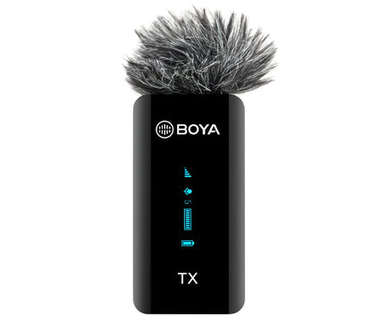 BOYA BY-XM6-S1 2.4 Ghz wireless mic system 3.5mm for camera, phone, laptop (1 transmitter)