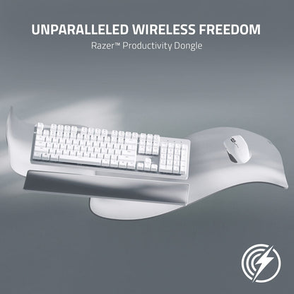 Razer PRO TYPE ULTRA - Wireless Keyboard for Productivity With Orange Mechanical Switches - US