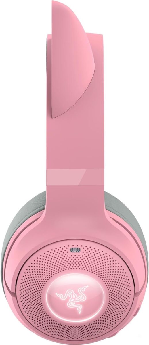 Razer KRAKEN KITTY V2 BT - Quartz - RGB - 7.1 Gaming Headset - Kitty Ears - Bluetooth 5.2