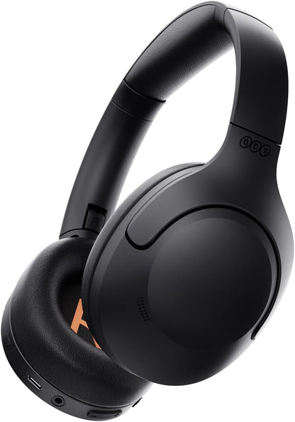 QCY H3 LITE HEADSET BLACK – ANC NOISE CANCELING 40MM DRIVERS 68MS LATENCY – 60H BATTERY