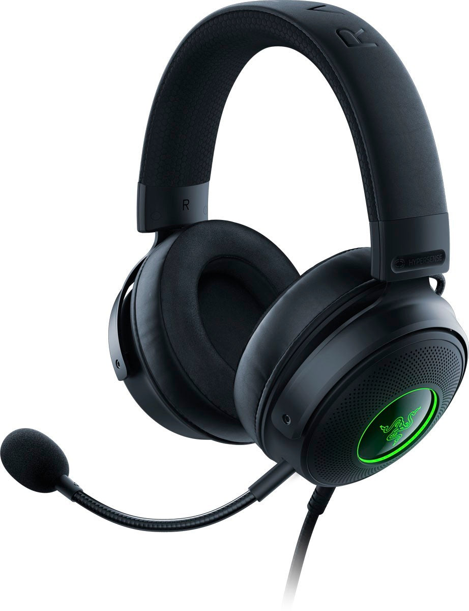 Razer KRAKEN V3 Hypersense - Haptic Feedback - 7.1 USB RGB Gaming Headset - THX Audio