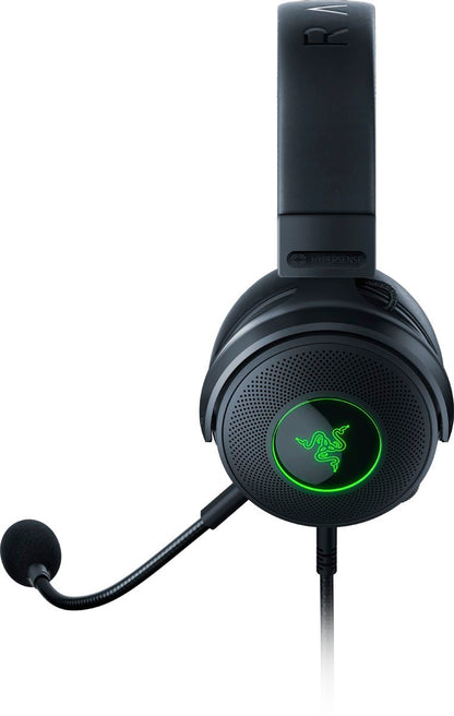 Razer KRAKEN V3 Hypersense - Haptic Feedback - 7.1 USB RGB Gaming Headset - THX Audio