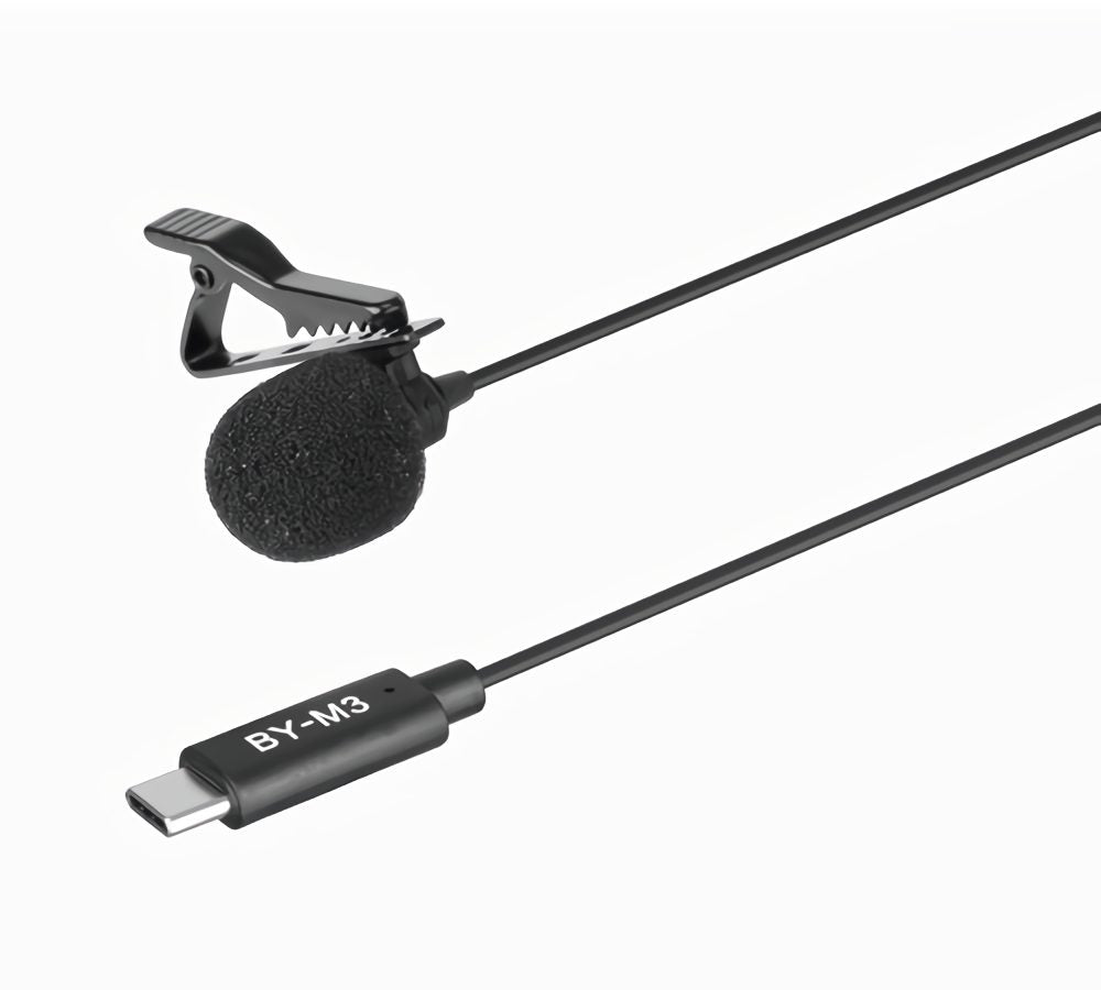 BOYA BY-M3 Lavalier microphone for USB TYPE-C devices