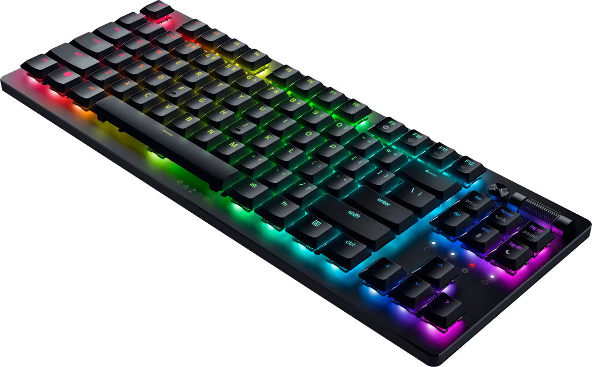 Razer DEATHSTALKER V2 PRO TKL - Wireless - Low Profile - Linear Red - Optical Switches - RGB